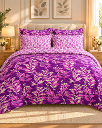Lilac Leaf Canopy Xara 6-Pc Comforter Set