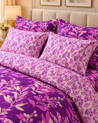 LILAC LEAF CANOPY 6 - Pcs Comforter Set