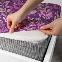 LILAC LEAF CANOPY Xara Fitted Bed Sheet Set