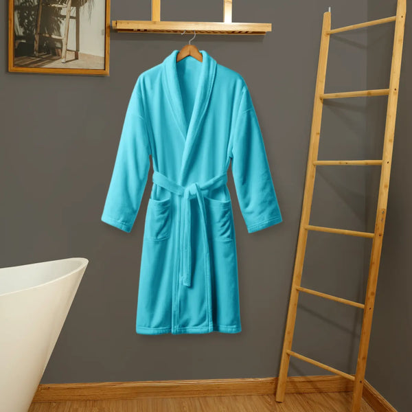 RHS Luxury Bathrobe (Shawl) Ferozi