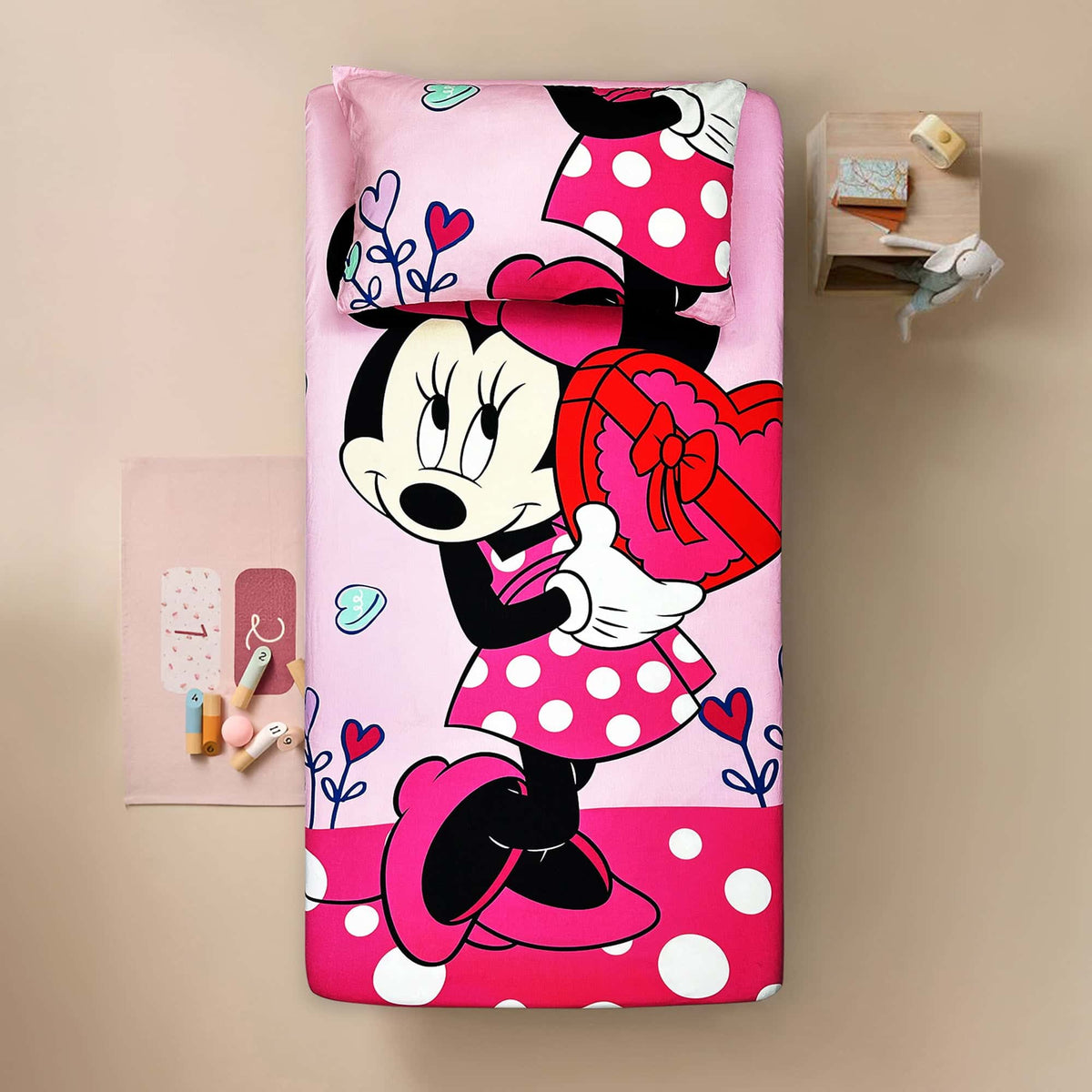 Pink Princess - Kids Fitted Bedsheet Main image