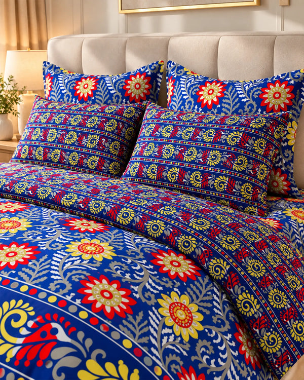 OCEAN FLORA 6-Pcs Comforter Set