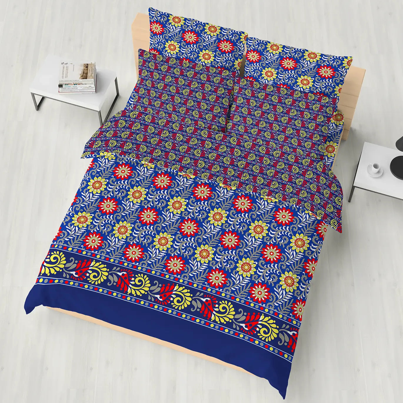 OCEAN FLORA 6-Pcs Comforter Set