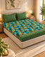 OPULENT TEAL FOLIAGE Xara Fitted Bed Sheet Set