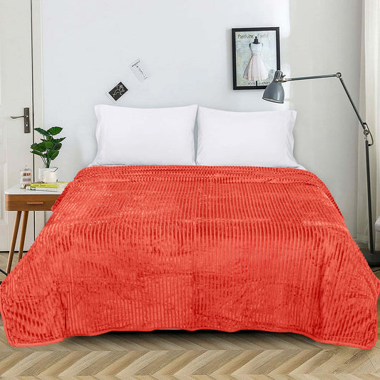 Linning Fleece Blanket (Orange)