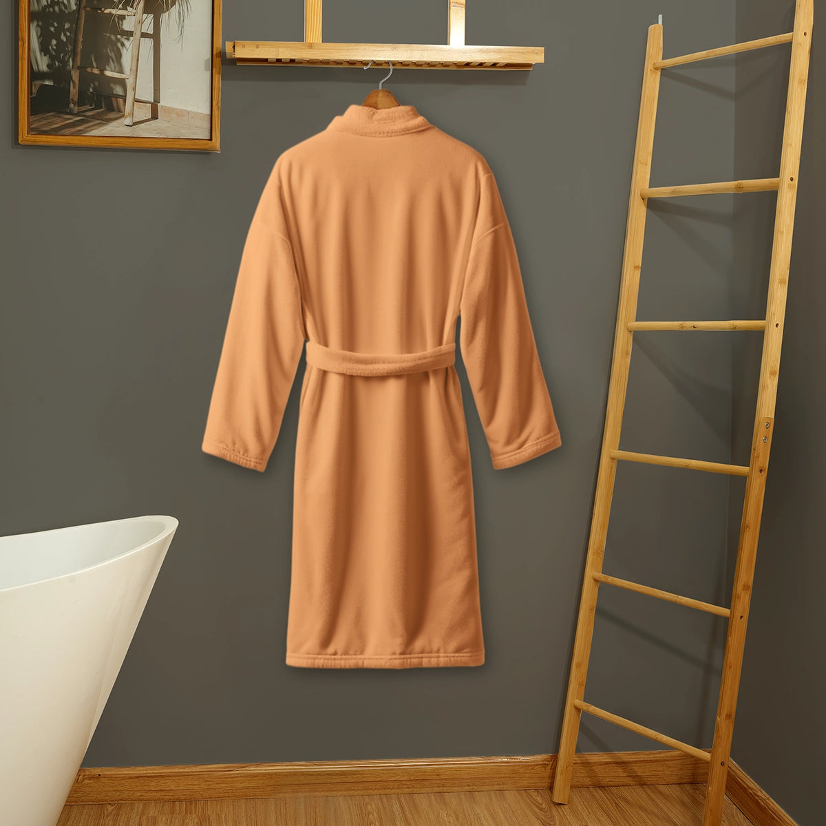 RHS Luxury Bathrobe (Shawl) Orange