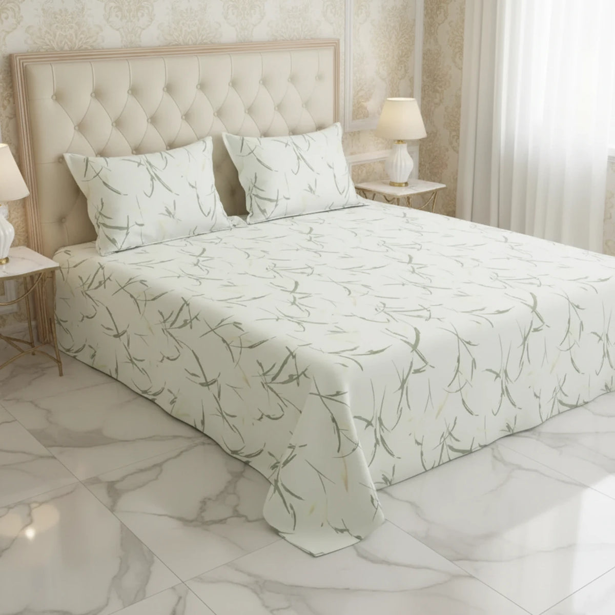 PEARL TOUCH SATEEN BED SHEET SET