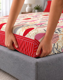 POPPY FEATHER Xara Fitted Bed Sheet Set