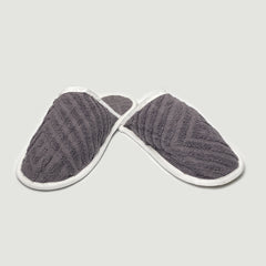 Pack of 2 towel slipper (grey)