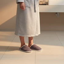 Pack of 2 towel slipper (grey)