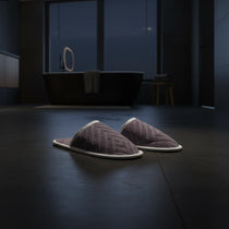 Pack of 2 towel slipper (grey)