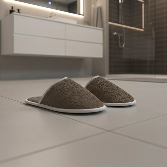 Towel slipper (Light Brown)