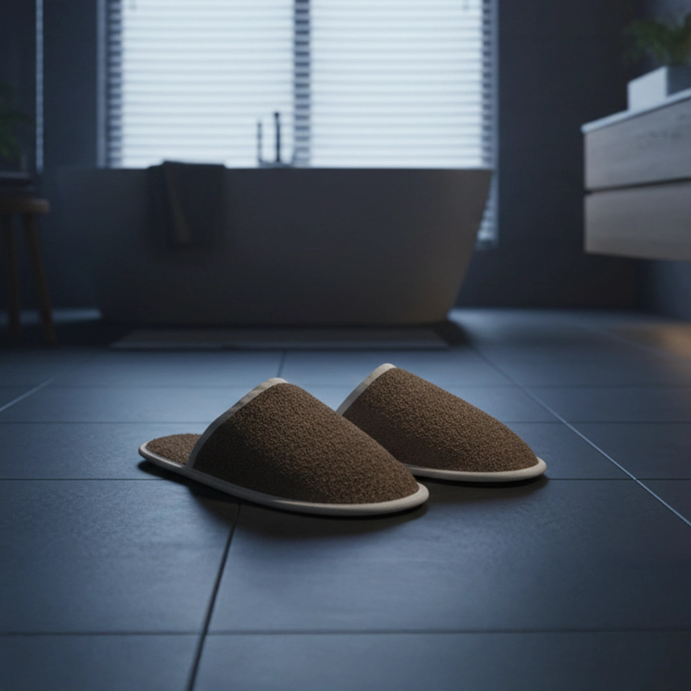 Towel slipper (Light Brown)