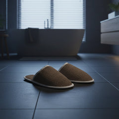Pack of 2 towel slipper (light brown)