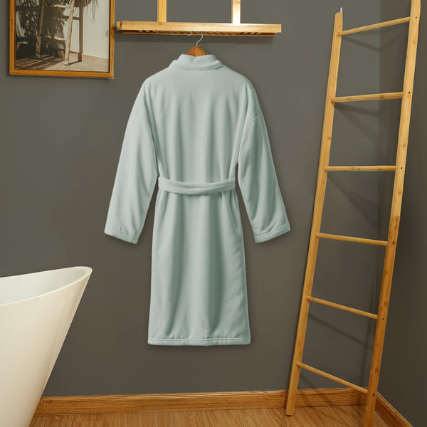 RHS Premium Bathrobe (Shawl) Aqua Pearl