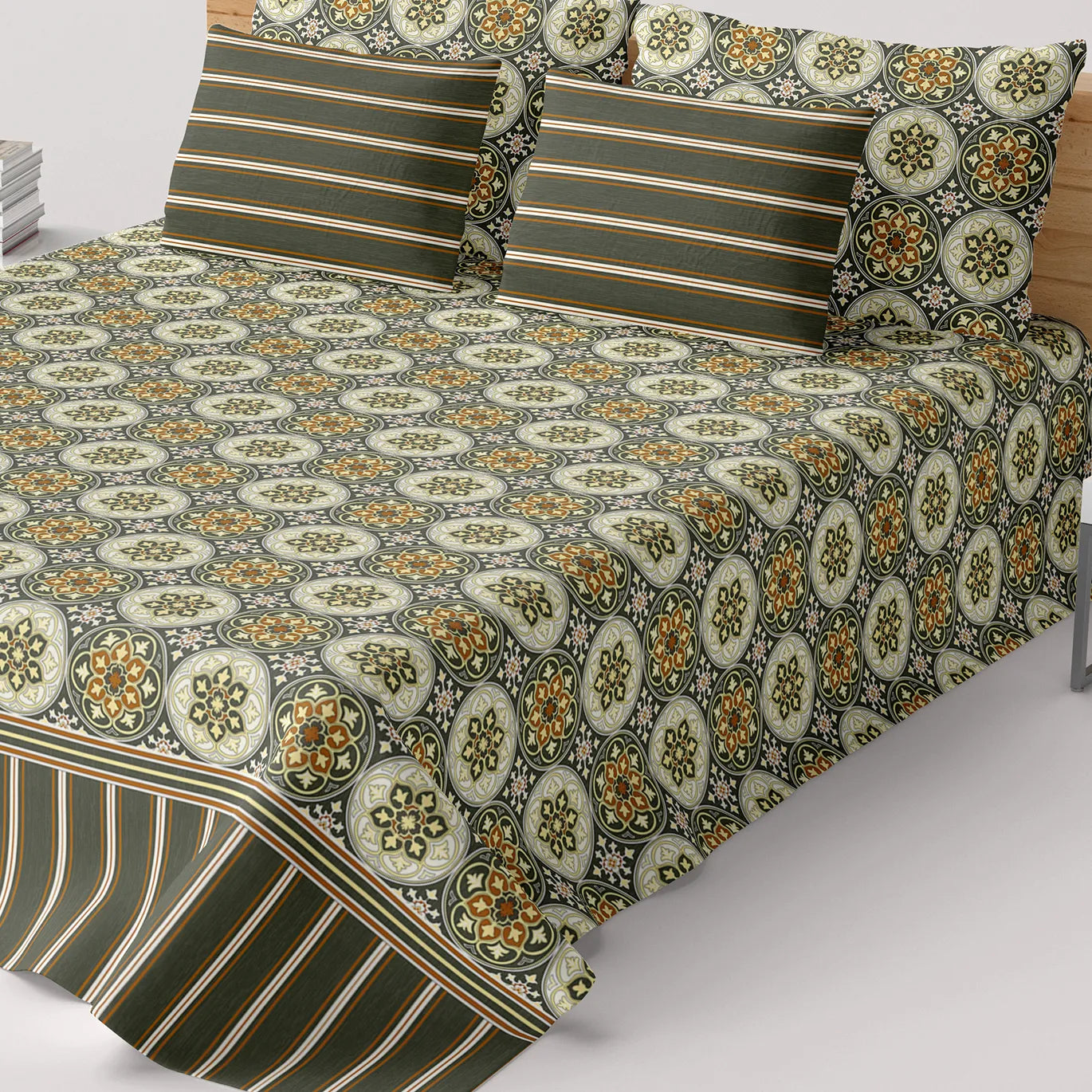 REGAL PATTERN XARA BED SHEET SET