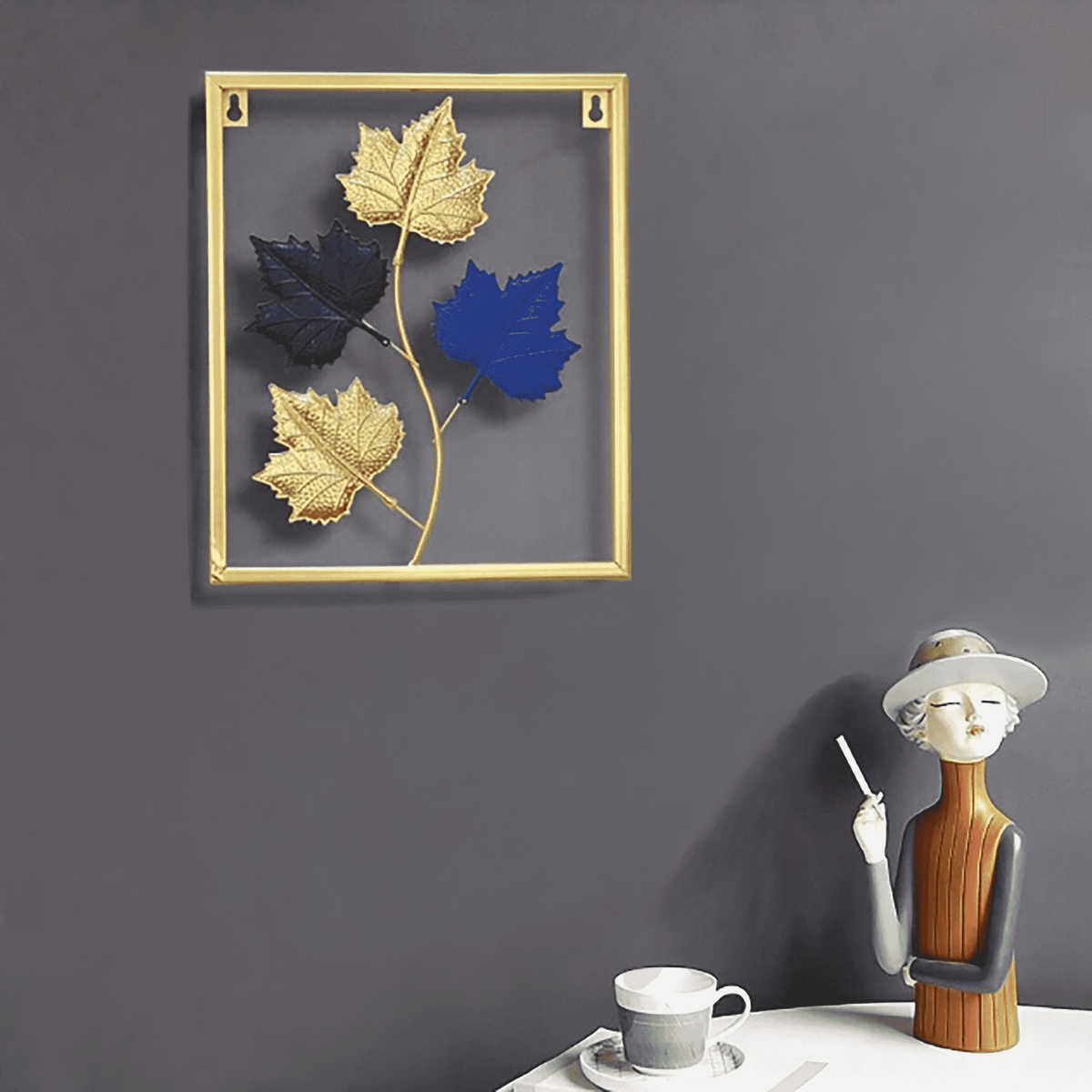 Modern Maple Leaf Wall Sculpture -RHS-HD-WF-004 Main image