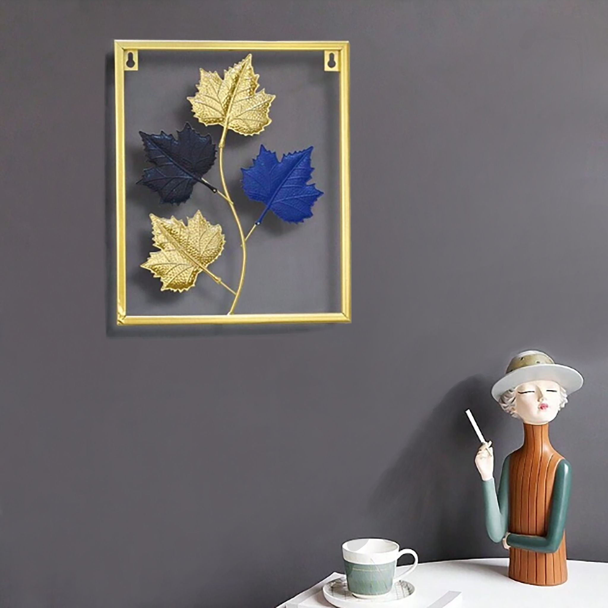 Modern Maple Leaf Wall Sculpture -RHS-HD-WF-004