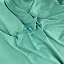 AQUA STRIPE COTTON  SATIN BED SHEET