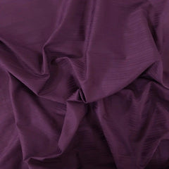 EGGPLANT COTTON SATIN STRIPE BED SHEET