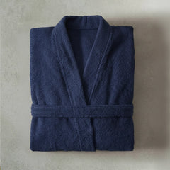RHS Luxury Bathrobe (Shawl) Blue