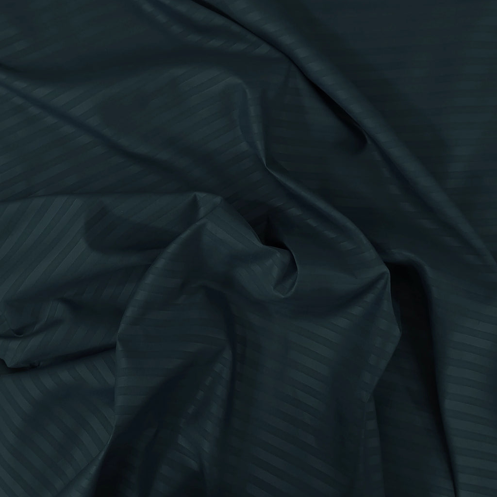 DARK TEAL STRIPE MICRO COTTON BED SHEET