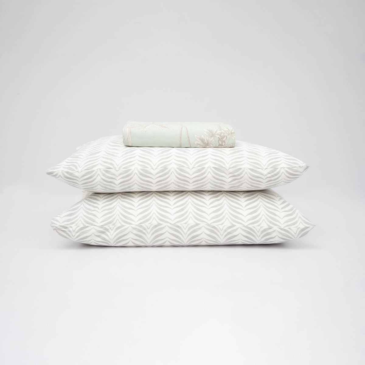 SAGE WHISPER COTTON PERCALE BED SHEET