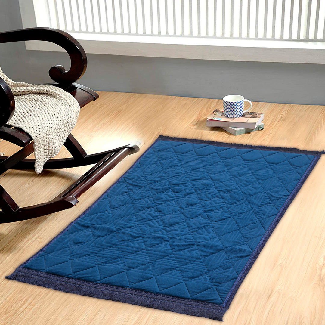 Self Design Prayer Mat (Blue)