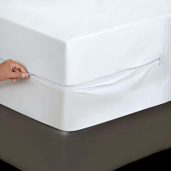Water Proof Full Mattress Protector (White)