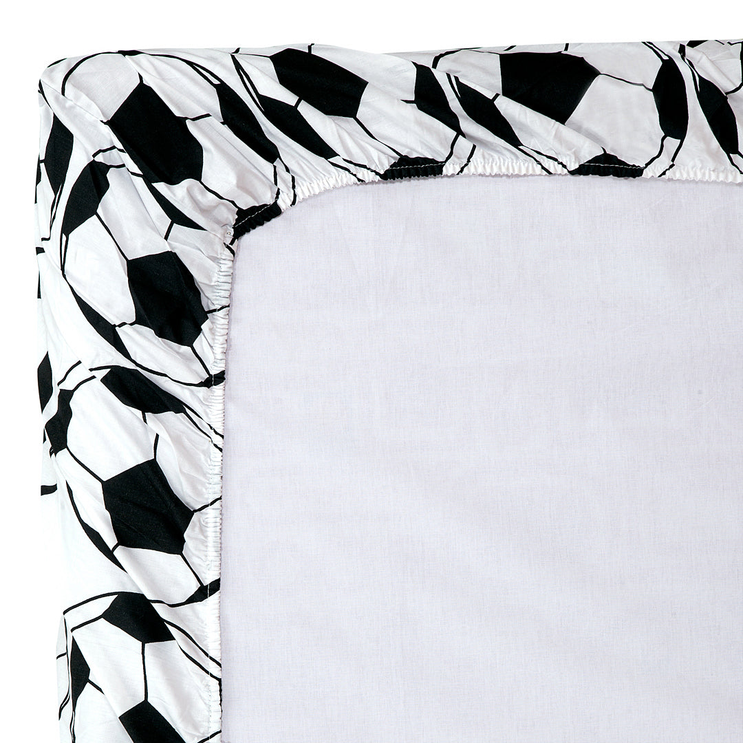 Cotton Fitted bedsheet (Football)