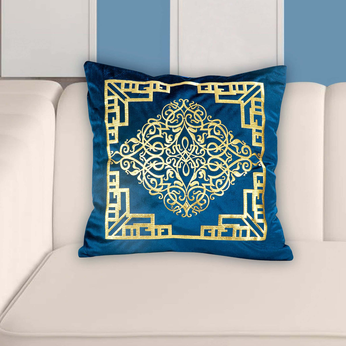 Velvet Patch Work Cushion Cover (11314) Main image