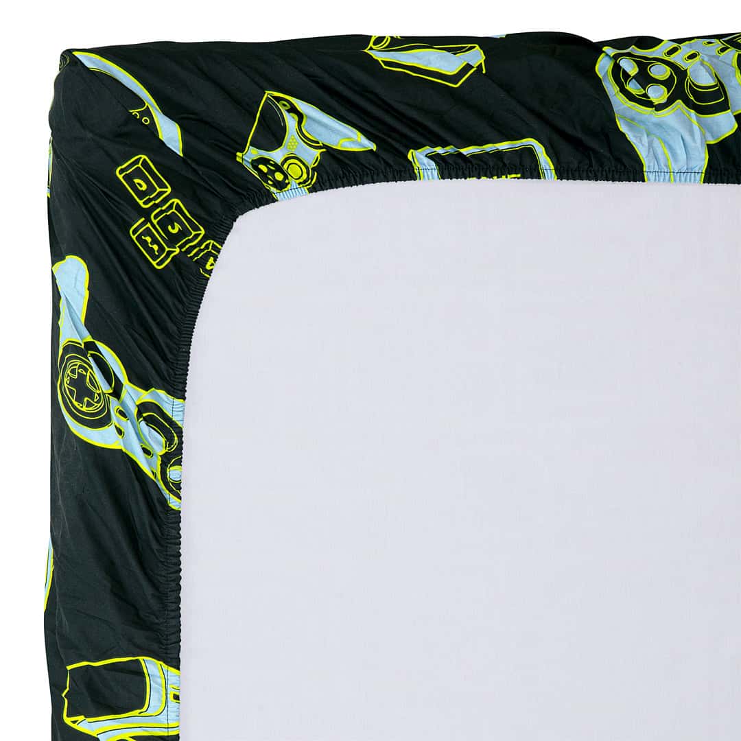 Cotton Fitted bedsheet (Gamer)