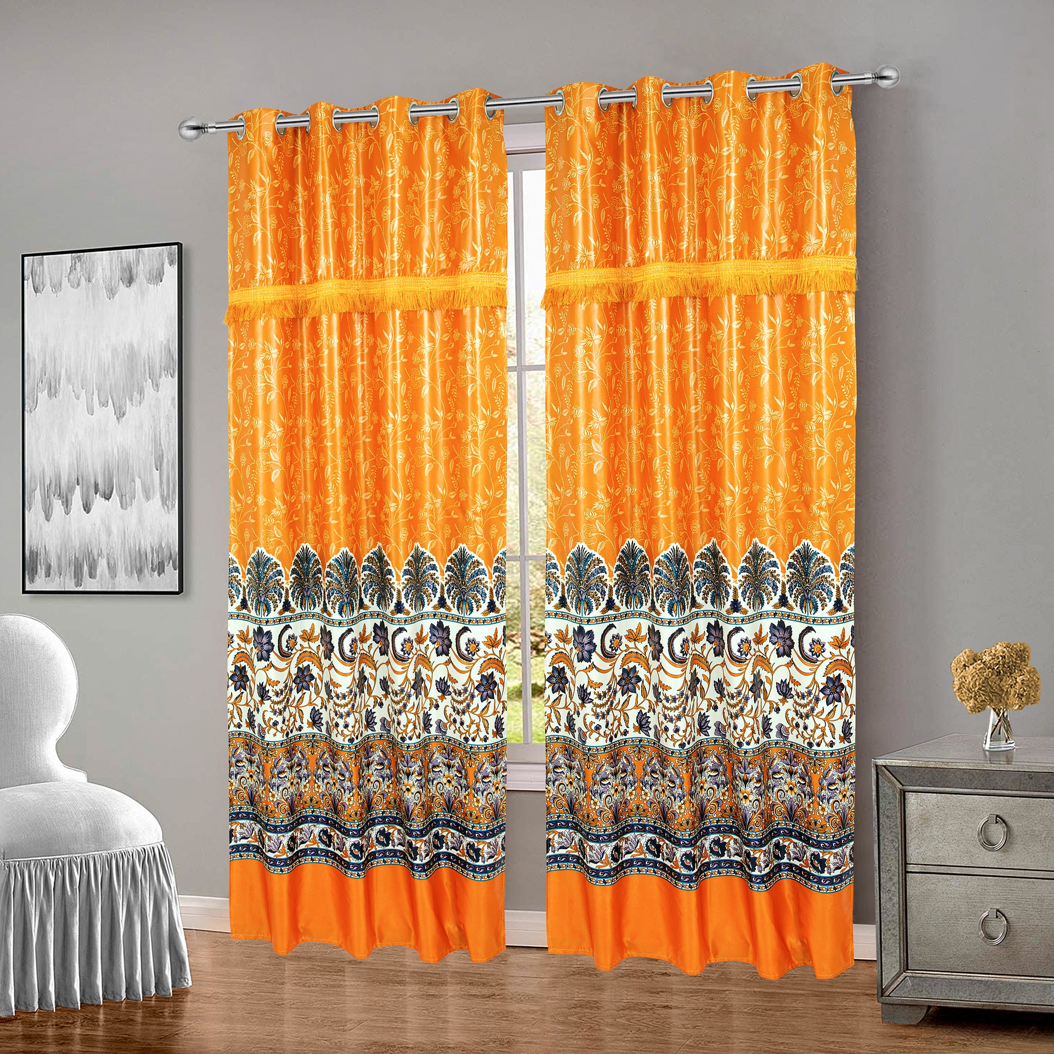 RHS printed curtains panel 6535