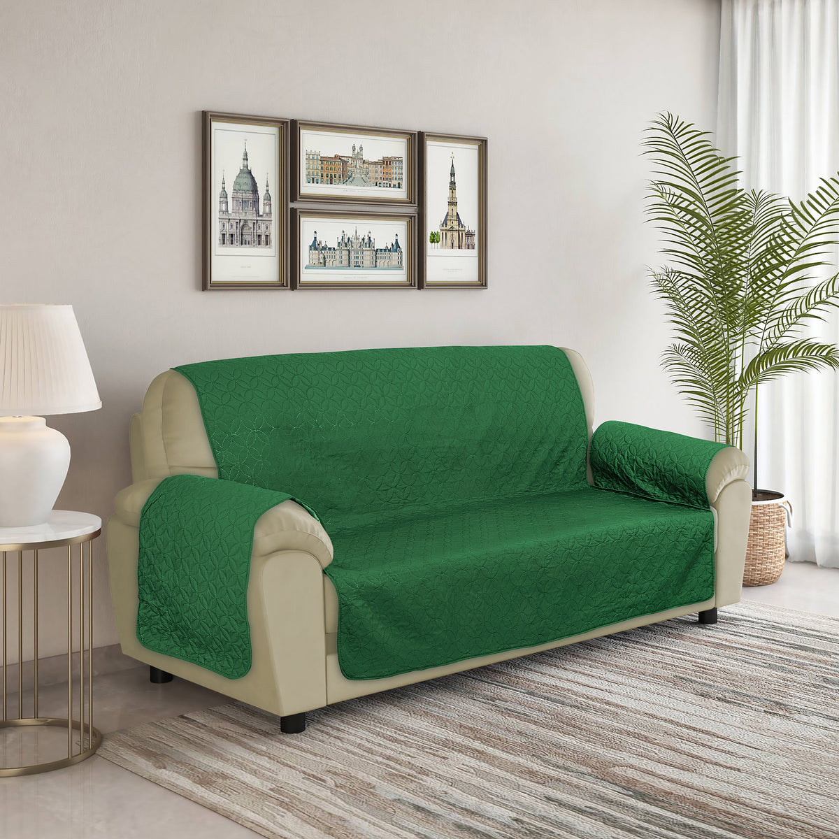 RHS Sofa cover Green