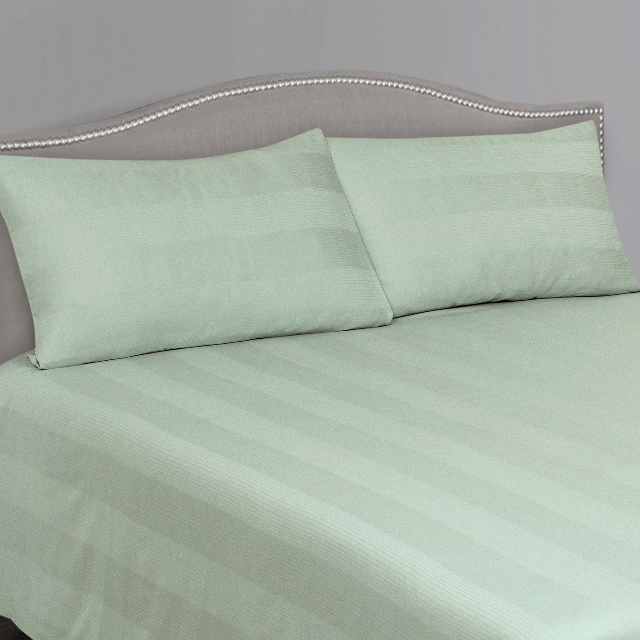 Luxury Cotton Satin Thin Linning bedsheet (Light Grey)