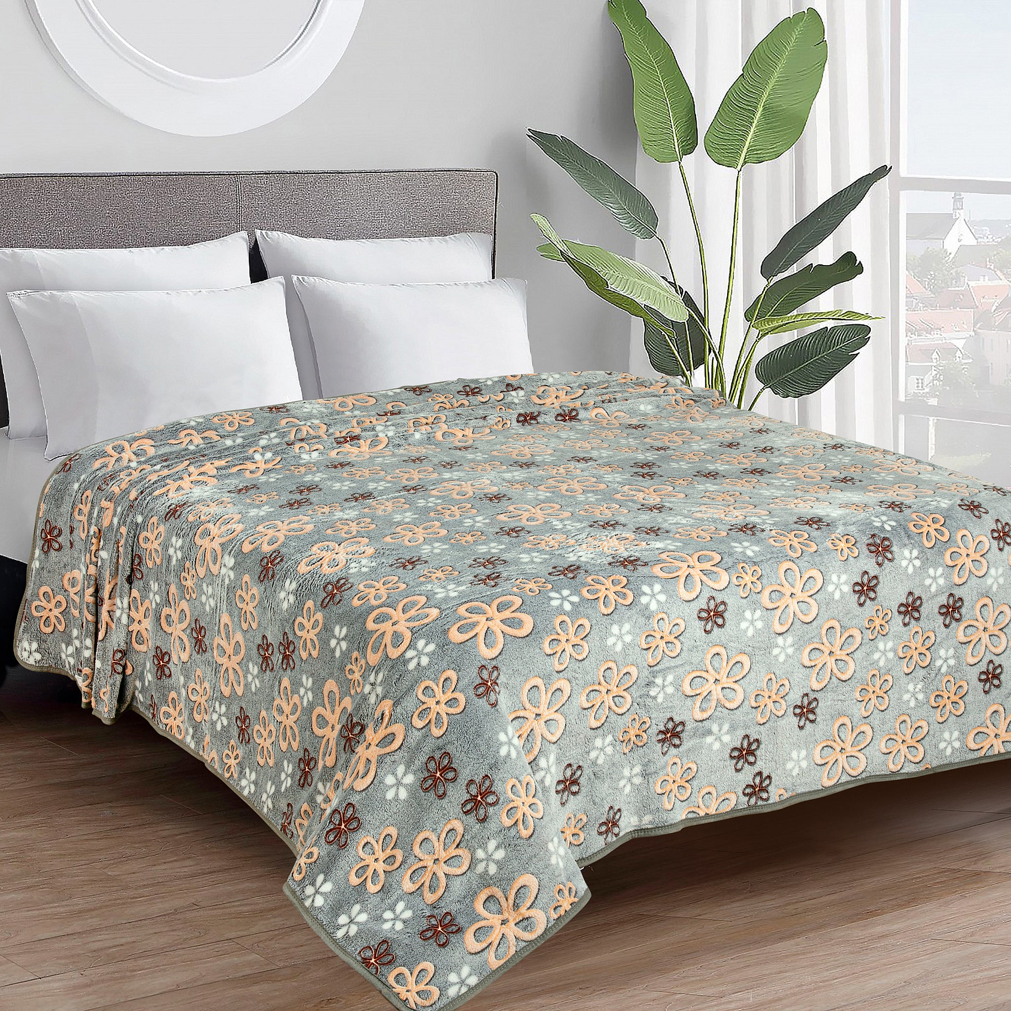 Printed Embossed Fleece Blanket (3096)