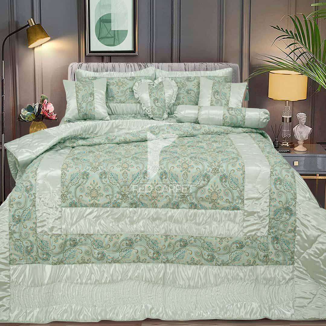 Korean 9 pcs bridal set (Light Pista) Secondary image