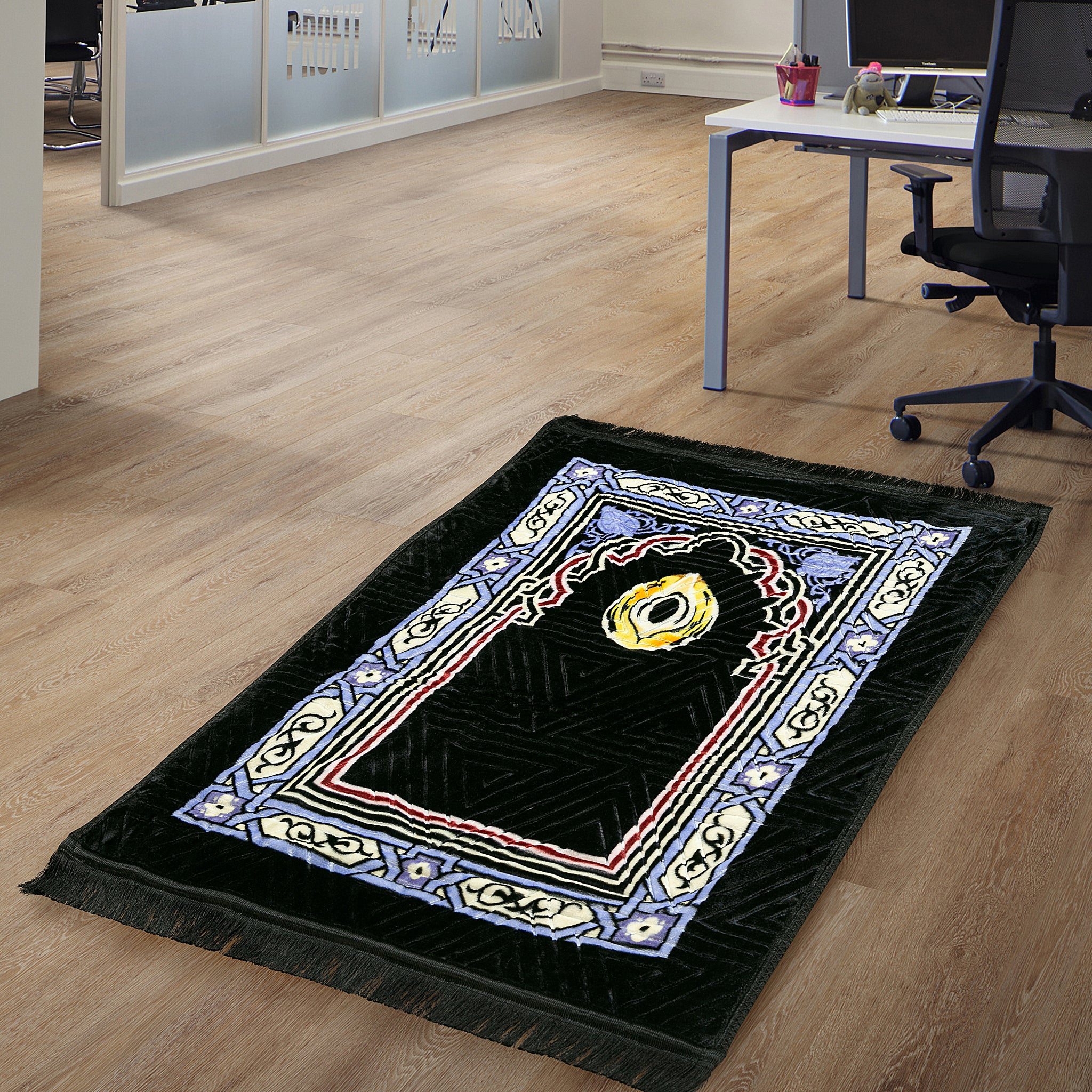 Printed Embossed Design Prayer Mat (786-48)