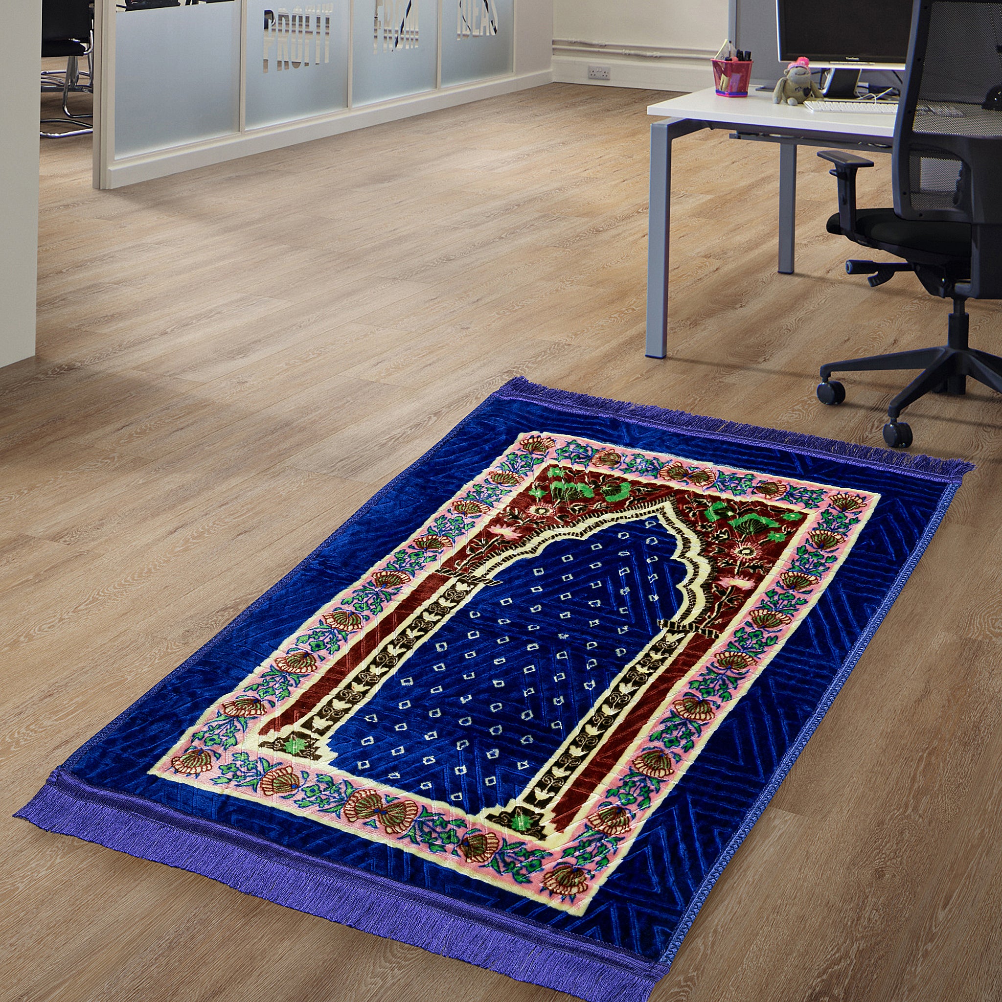 Printed Embossed Design Prayer Mat (786-52)