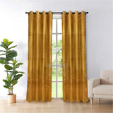 Printed velvet curtains panel (Boxes)