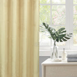 Plain velvet curtains panel (Fawn)