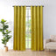 Plain velvet curtains panel (Light Mehndi)