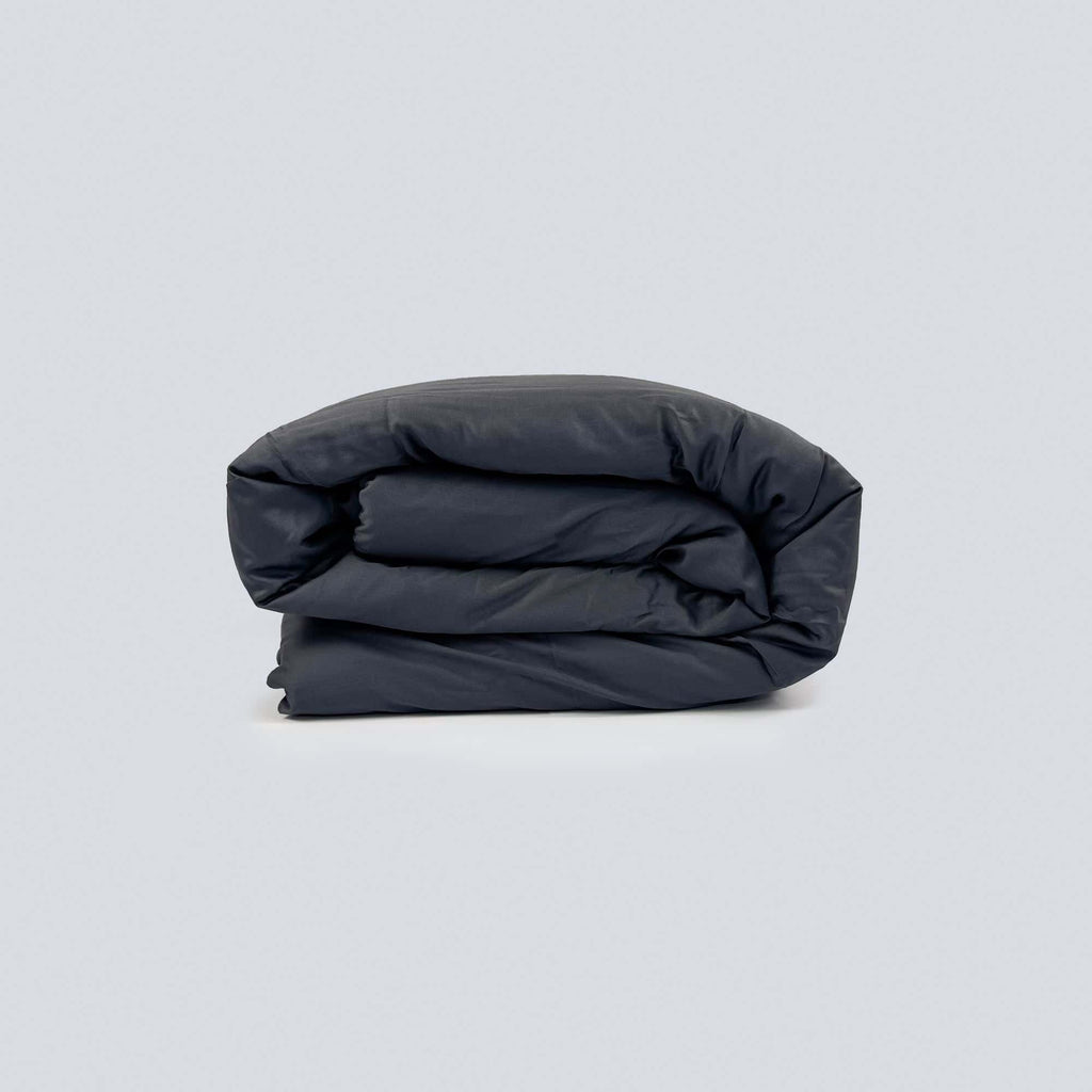 Solid Charcoal Grey - Quilt Cover Set