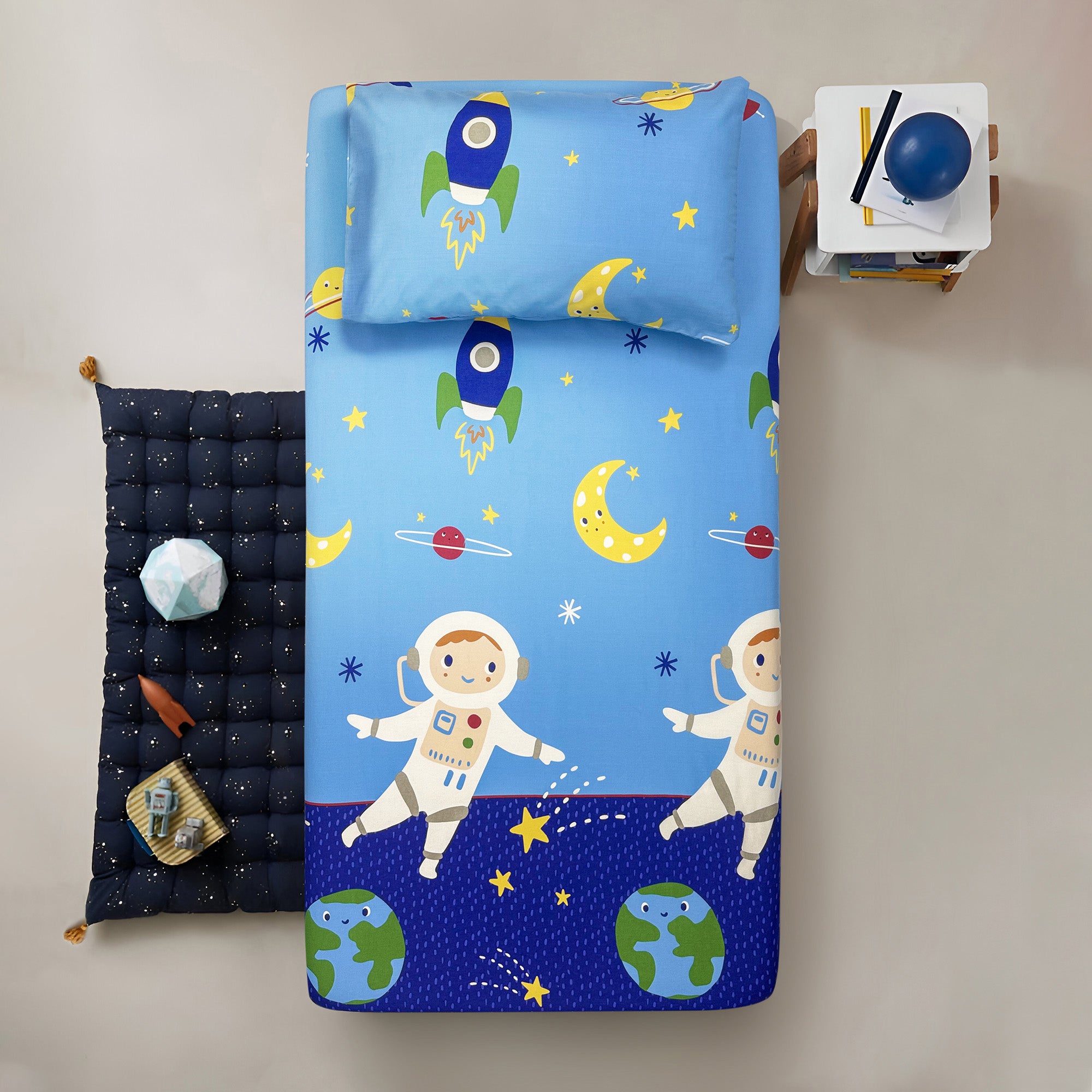 Little Astronaut - Kids Fitted Bedsheet