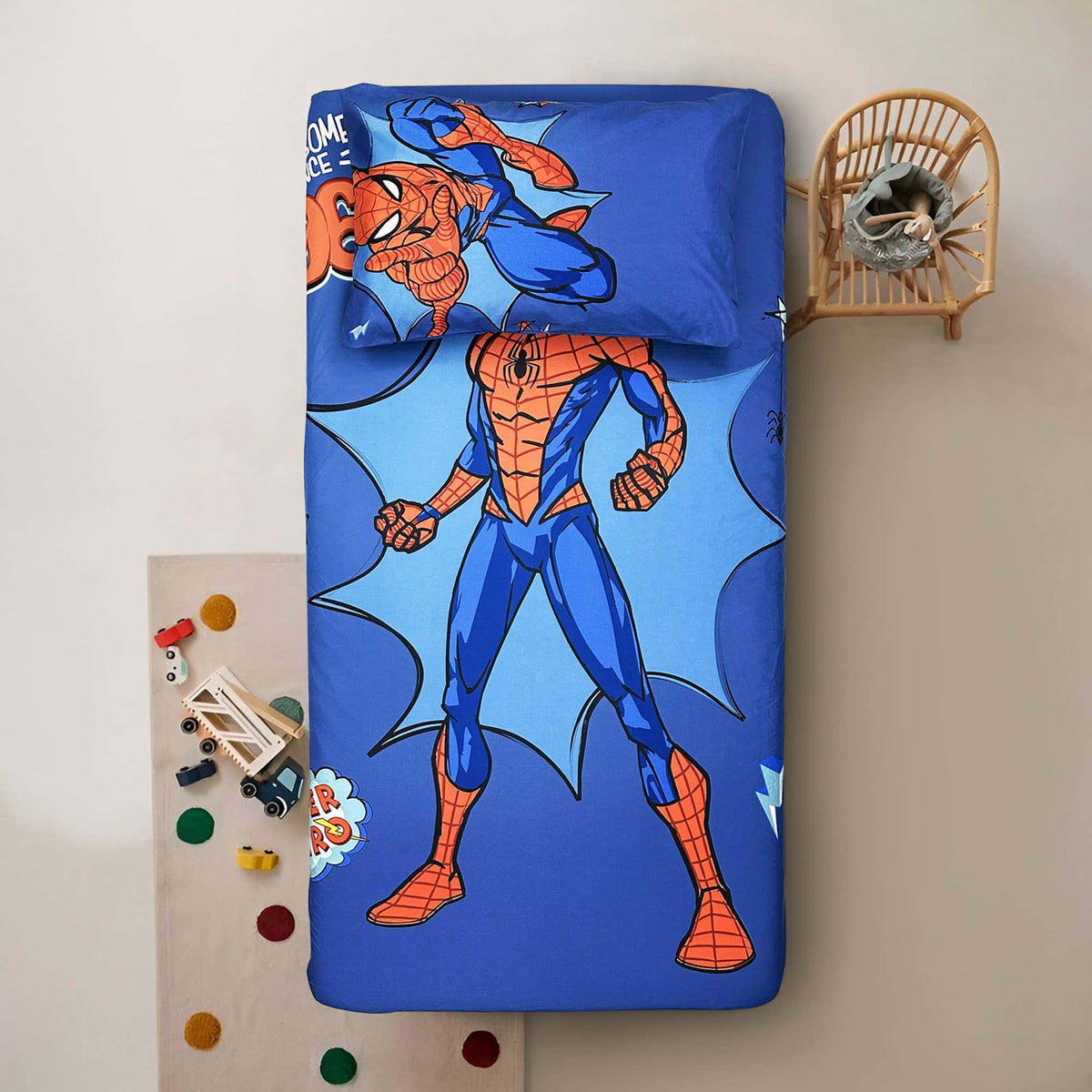 Action Hero - Kids Fitted Bedsheet Main image