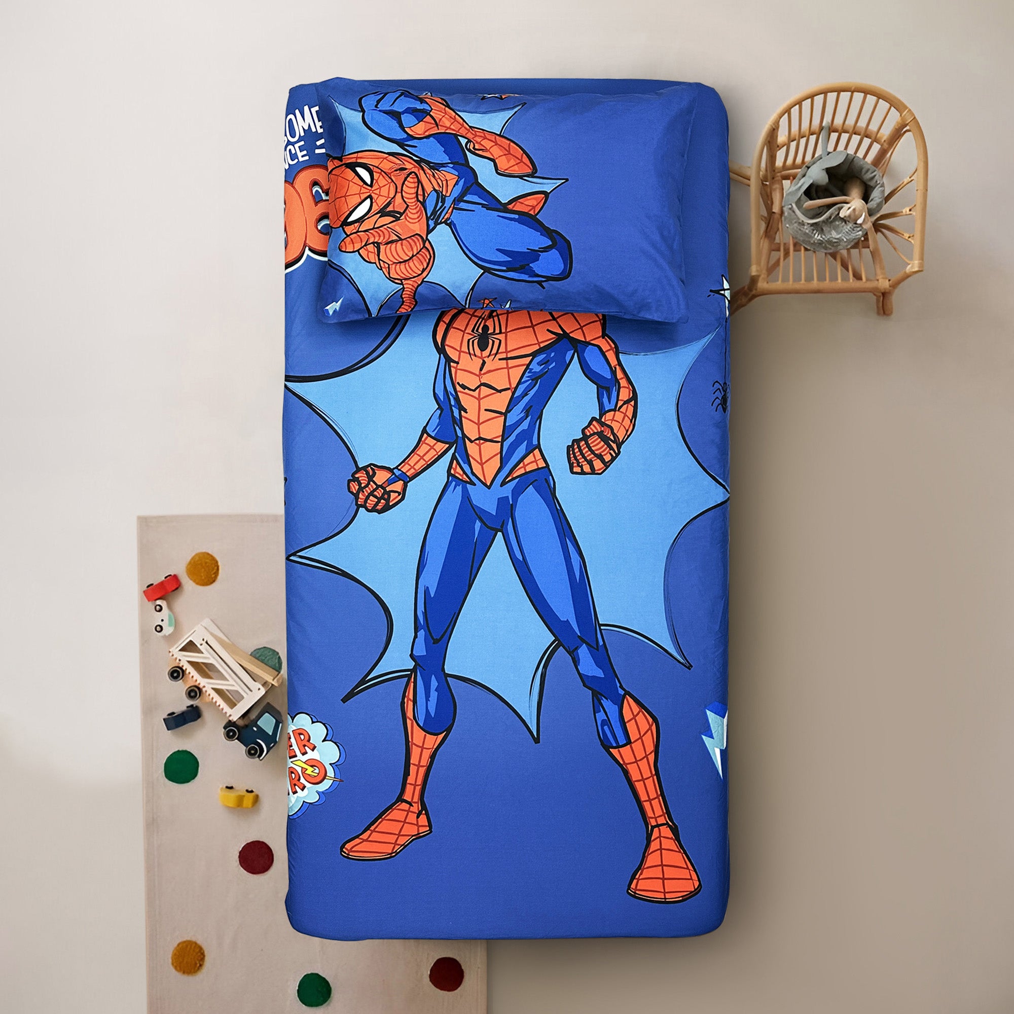 Action Hero - Kids Fitted Bedsheet