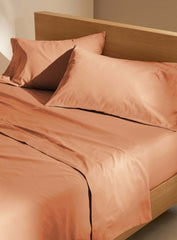 Solid Peach - Bedsheet Set