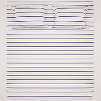 STRIPED Sateen Bed Sheet Set
