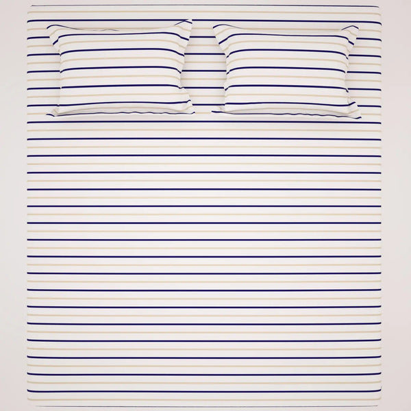STRIPED Sateen Bed Sheet Set