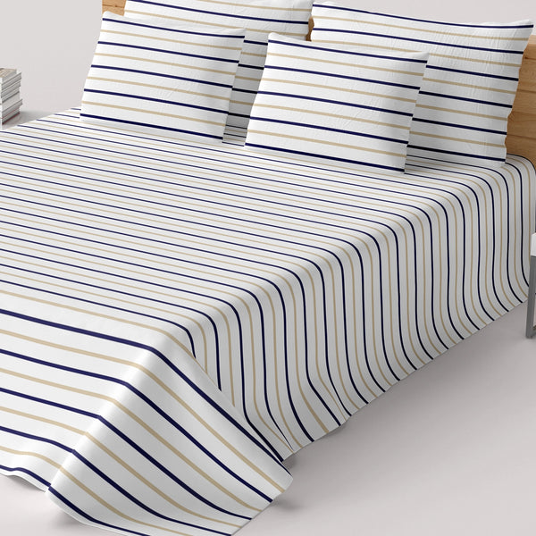 STRIPED Sateen Bed Sheet Set